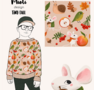 Mieli Design - Tiny Fall- FRENCH TERRY (organic)