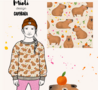 Mieli Design - Capybara Sand - FRENCH TERRY (organic)