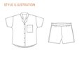 Wardrobe by Me - Camp Shirt And Shorts 