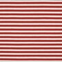 Verhees - Yarn Dyed Stripes BRIQUE - Jersey 