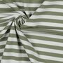 Verhees - Yarn Dyed Stripes SOFT GREEN - Jersey 