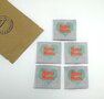 L'Etiquette Home Couture - Handmade Fluo - woven labels