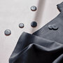 COUPON 160cm Atelier Brunette GABARDINE Deep Charcoal