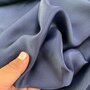 DEADSTOCK Night Blue VISCOSE SEERSUCKER