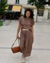 My Dress Made - Mocha Luipard - Viscose Poplin OEKO-TEX® STeP & FSC