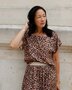 My Dress Made - Mocha Luipard - Viscose Poplin OEKO-TEX® STeP & FSC