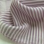 DEADSTOCK Lilac White Stripes VISCOSE SATIJN