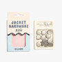 KYLIE & THE MACHINE - Jacket Hardware Kit - SILVER