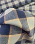 TOPTEX Blue Mint Check  FLANEL KATOEN 