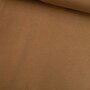 COUPON 110cm Stoffonkel - Rehbraun SWEAT GOTS