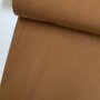COUPON 110cm Stoffonkel - Rehbraun SWEAT GOTS