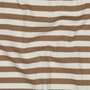 Verhees - Rib Yarn Dyed Stripes CINNAMON - Jersey 