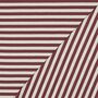 Verhees - Rib Yarn Dyed Stripes Dark Blush- Jersey 
