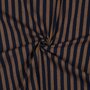 Verhees - Yarn Dyed Stripe Navy/Brown - KATOEN