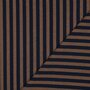 Verhees - Yarn Dyed Stripe Navy/Brown - KATOEN