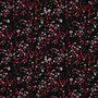 VERHEES - Digital flowers - Black  Lenzing Ecovero