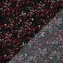 VERHEES - Digital flowers - Black  Lenzing Ecovero