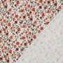 Verhees - Digital Flowers White/Peach - Jersey (GOTS)