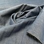  Atelier Brunette Vintage Blue Woven Velvet Babyrib COTTON