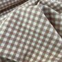 COUPON 80 CM Earth Red Check FLANEL KATOEN 