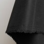 COUPON 130 CM Atelier Brunette GABARDINE LIGHT Black