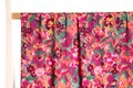 COUPON 230 CM Atelier Jupe - Fuchsia Green Flowers VISCOSE OEKO-TEX