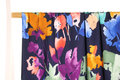 COUPON 205 CM Atelier Jupe - Blue Flower Garden VISCOSE OEKO-TEX