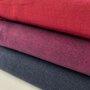 COUPON 60cm DEADSTOCK Herringbone Aubergine COTTON