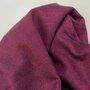 COUPON 60cm DEADSTOCK Herringbone Aubergine COTTON
