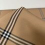 DEADSTOCK Camel Check COTTON SILK