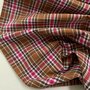 DEADSTOCK Brown Berry Brick COTTON
