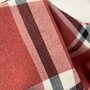 DEADSTOCK Terracotta Big Check COTTON FLANEL