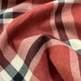 DEADSTOCK Terracotta Big Check COTTON FLANEL