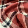 DEADSTOCK Terracotta Big Check COTTON FLANEL