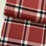 DEADSTOCK Terracotta Big Check COTTON FLANEL