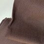 DEADSTOCK Chocolate Blue Stitches COTTON 