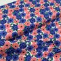 Cloud9 - Striped Petunias - WILD GARDEN - COTTON biokatoen