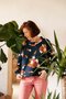 Eglantine & Zoé - Anémona Inktblauw SWEAT OEKO-TEX