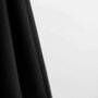 COUPON 105 CM Stoffonkel Solid Zwart JERSEY GOTS