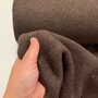 Hilco - Dark Brown Light Walker Mantelstof WOL