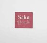 L'Etiquette Home Couture - Salut Beauté - Pink woven labels