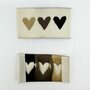 L'Etiquette Home Couture - Hearts Brown - woven labels