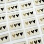 L'Etiquette Home Couture - Hearts Brown - woven labels