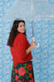 COUPON 35 CM Lise Tailor - La Roseraie - VISCOSE LENZING™ ECOVERO™