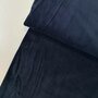 COUPON 25 CM C. Pauli - Navy Blue Nicky Velours GOTS